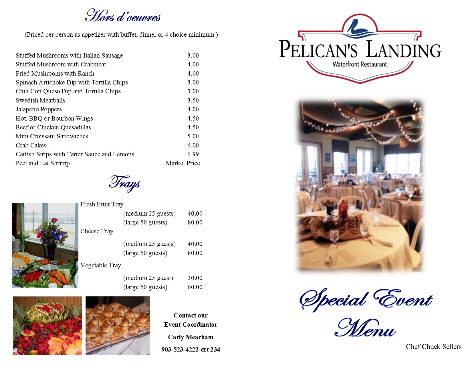 Catering Menu 2016 page 1